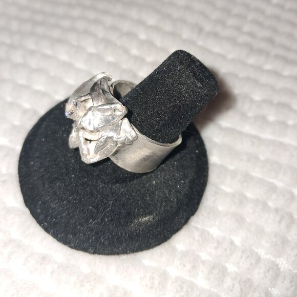 Free Form Sterling Silver Ring - Picture 3 of 4